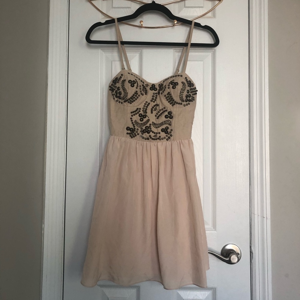 Ladakh beaded bodice mini dress